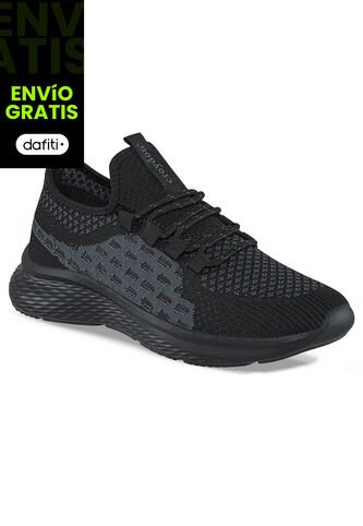 Tenis Running Trux Negro-Negro Para Mujer Croydon Croydon