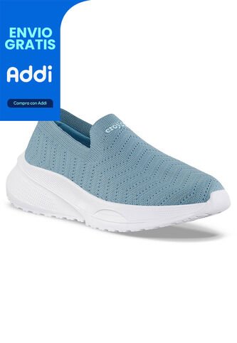 Tenis Para Caminar Slom Azul Croydon Para Mujer Croydon