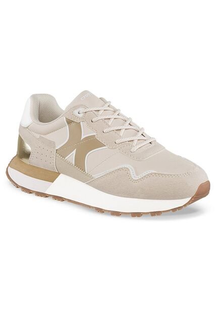 Tenis Urbanos Terniza Beige-Beige Croydon Para Mujer