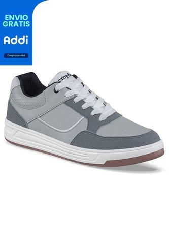 Tenis Urbanos Asgard Gris Croydon Para Hombre Croydon