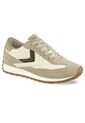 Tenis Urbanos Salima Beige-Café Croydon Para Mujer de Croydon