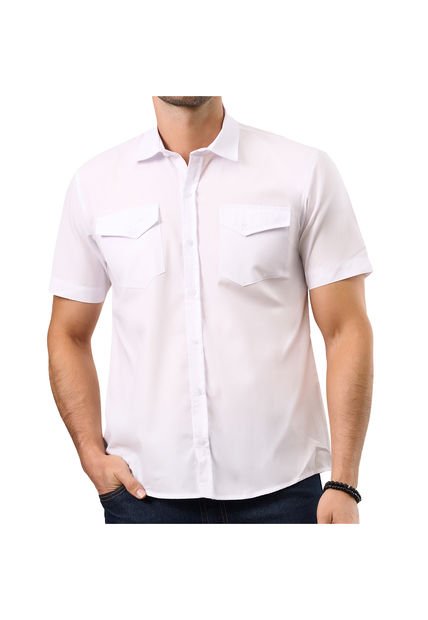 Camisa Ruben Blanco Para Hombre Croydon