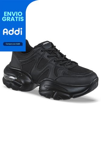 Tenis Urbanos Rini Negro Croydon Para Mujer Croydon