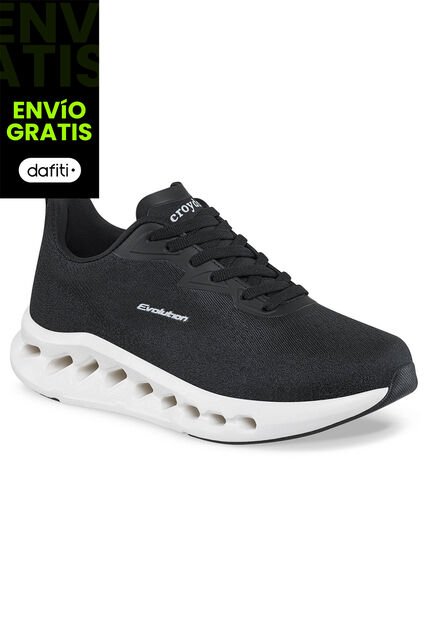 Tenis Running Taro Negro Para Mujer Croydon
