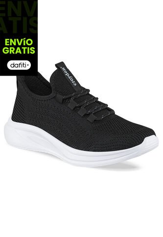 Tenis Running Snig Negro Para Mujer Croydon Croydon
