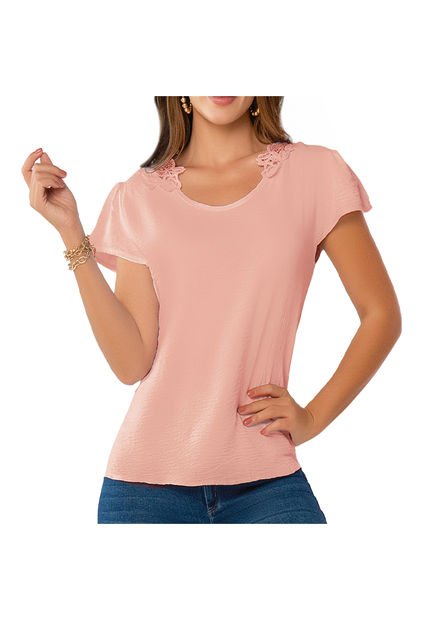 Blusa Aura Coral Para Mujer Croydon