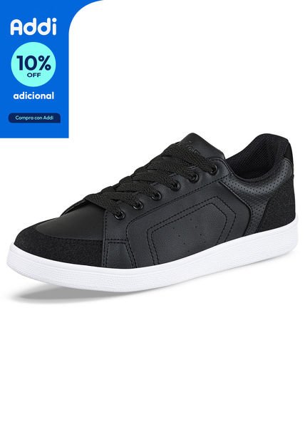Tenis Urbanos Machado Negro Para Hombre Croydon
