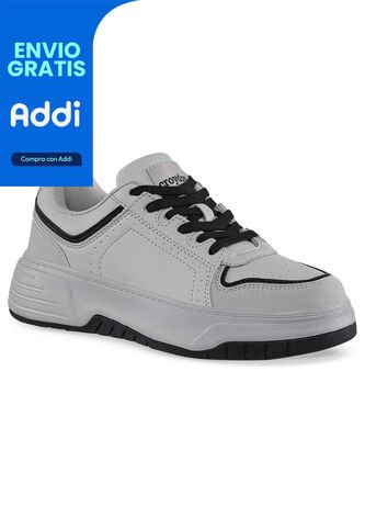Tenis Urbanos Cuspi Gris Croydon Para Mujer Croydon