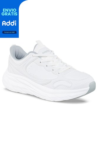 Tenis Colegio Lineax C Blanco Croydon Para Niño Y Niña Croydon