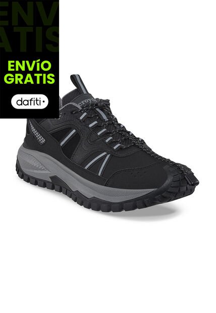 Tenis Outdoor Draneku Negro Croydon Para Hombre