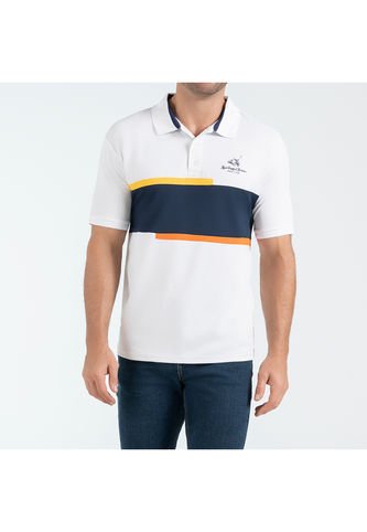 Camiseta Polo Marcos Blanco Para Hombre Croydon Croydon
