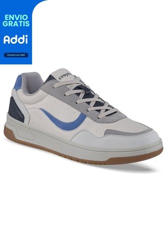 Tenis Urbanos Vonog Gris-Azul Croydon Para Hombre Croydon