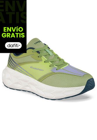 Tenis Running Bukir Verde Croydon Para Mujer Croydon