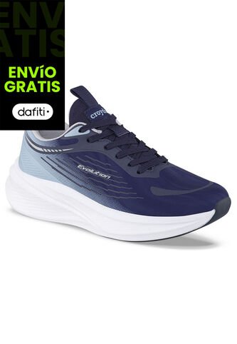 Tenis Running Teji Azul Osc Croydon Para Mujer Croydon