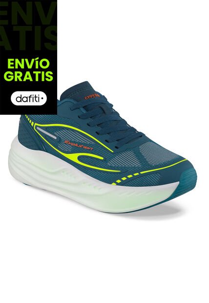 Tenis Running Ziroc Azul Croydon Para Hombre