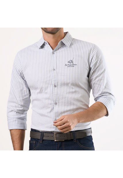 Camisa Leo Blanco Para Hombre Croydon