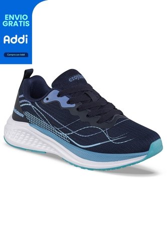 Tenis Running Zuni Azul Osc Croydon Para Niño Croydon