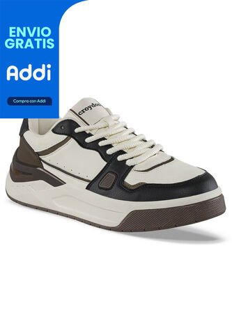 Tenis Urbanos Bavar Beige Croydon Para Hombre Croydon