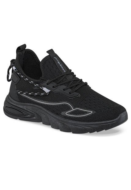 Tenis Running Utty Negro-Negro Para Mujer Croydon