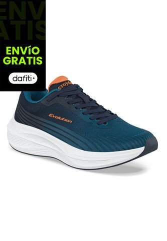 Tenis Running Pexil Azul Croydon Para Hombre Croydon