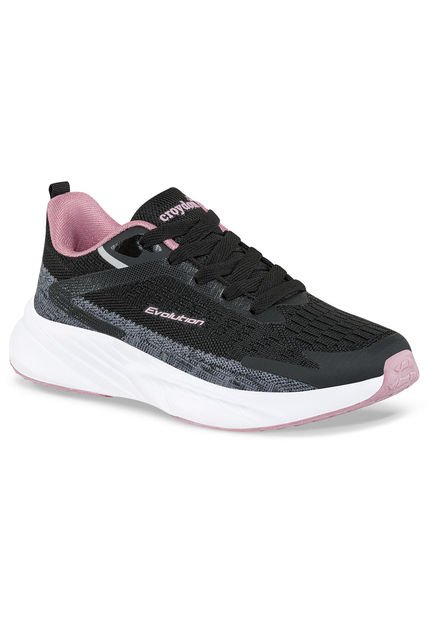 Tenis Running Rippio Negro Para Mujer Croydon