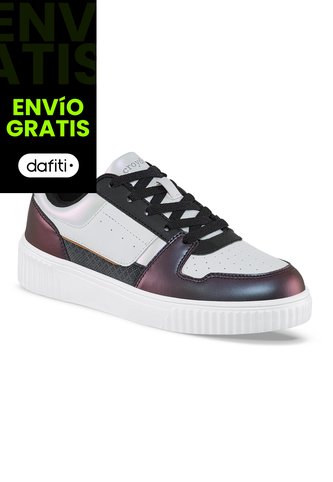Tenis Urbanos Argenyx Blanco-Negro Para Mujer Croydon Croydon