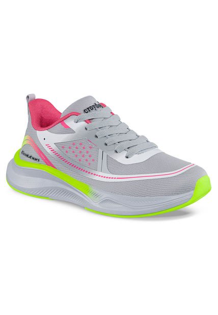 Tenis Running Rimou Gris Para Mujer Croydon