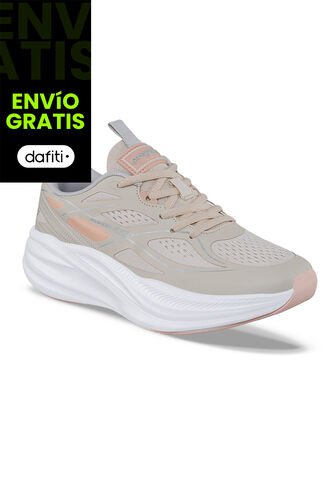 Tenis Running Xudok Beige Croydon Para Mujer Croydon
