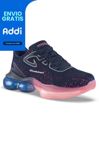 Tenis Running Mesuri Azul Osc Croydon Para Niña Croydon