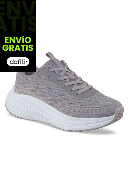 Tenis Running Mafos Gris Croydon Para Mujer