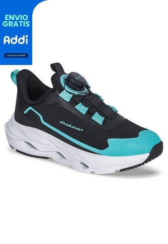 Tenis Running Graw Negro-Agua Croydon Para Niña Croydon
