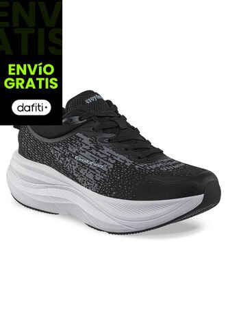 Tenis Running Riteis Negro Croydon Para Mujer Croydon