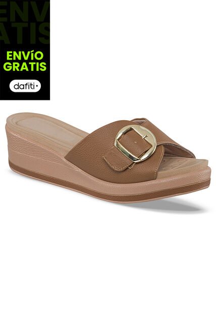 Sandalias Tacón Layna Café Para Mujer Croydon