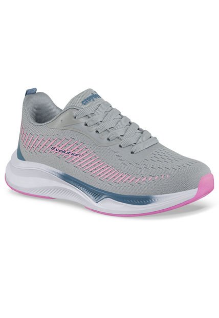 Tenis Running Radien Gris Para Mujer Croydon