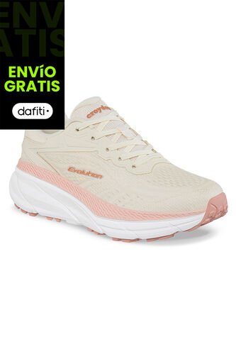 Tenis Trail Running Nvoy Beige Croydon Para Mujer Croydon