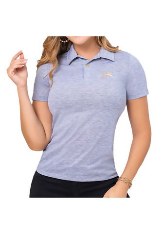 Blusa Polo Andrea Gris Para Mujer Croydon Croydon