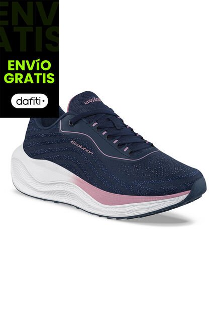 Tenis Running Seph Azul Osc Croydon Para Mujer