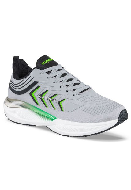 Tenis Running Quip Gris Para Hombre Croydon