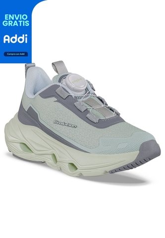 Tenis Running Graw Verde-Gris Croydon Para Niña Croydon