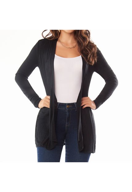 Saquillo Luna Negro Para Mujer Croydon