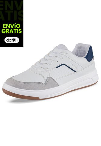 Tenis Urbanos Tabio Blanco-Azul Para Hombre Croydon Croydon