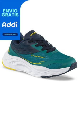 Tenis Running Jubil Verde Croydon Para Niño Croydon