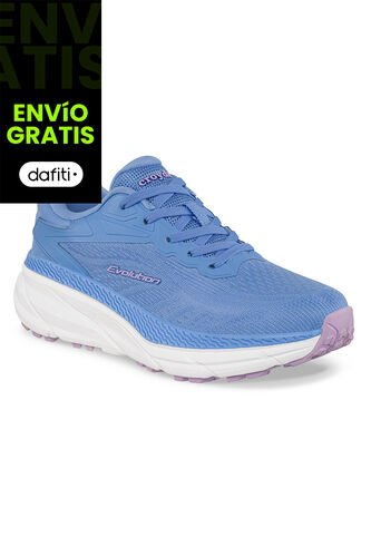 Tenis Trail Running Nvoy Azul Croydon Para Mujer Croydon