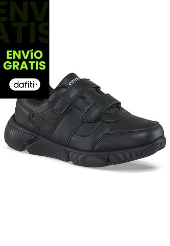 Tenis Colegio Hannir V Negro-Negro Para Hombre Y Mujer Croydon Croydon
