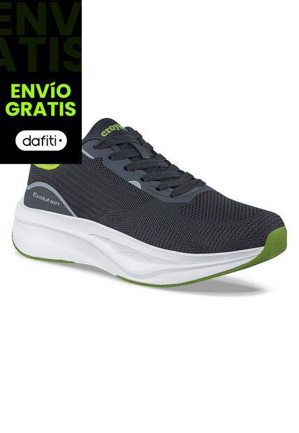 Tenis Running Larek Gris Croydon Para Hombre