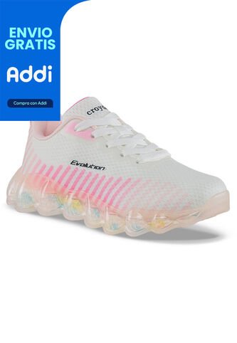 Tenis Running Sillux Rosa Croydon Para Niña Croydon