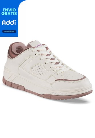 Tenis Casuales Yorzen Beige-Café Croydon Para Mujer Croydon