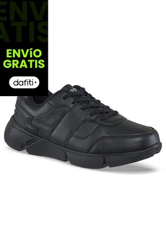 Tenis Colegio Hannir C Negro-Negro Para Hombre Y Mujer Croydon Croydon