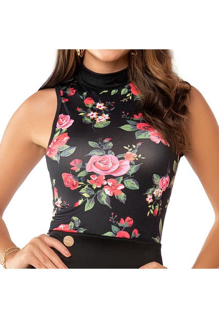 Blusa Layla Negro Para Mujer Croydon