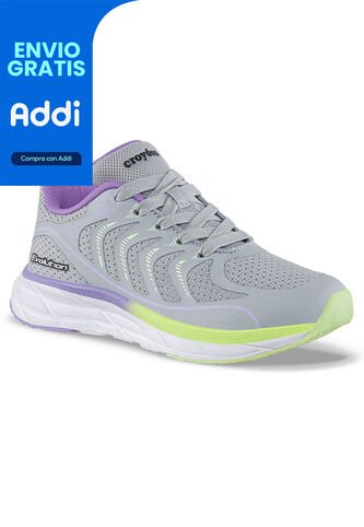 Tenis Running Qorife Gris Croydon Para Niña Croydon